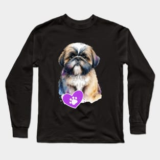 Cute Shih Tzu Long Sleeve T-Shirt